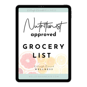 NUTRITIONIST GROCERY LSIT